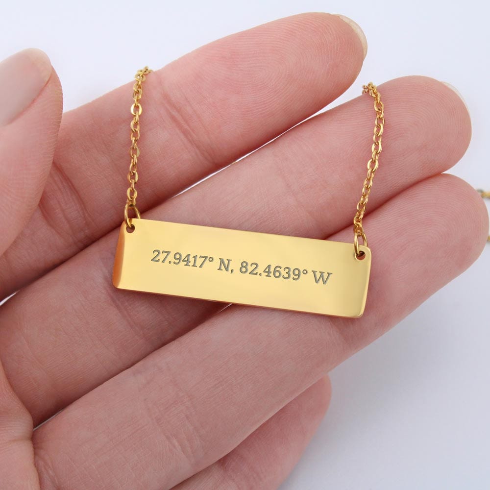 Jewelry Coordinates Horizontal Dainty Bar Necklace - SS56