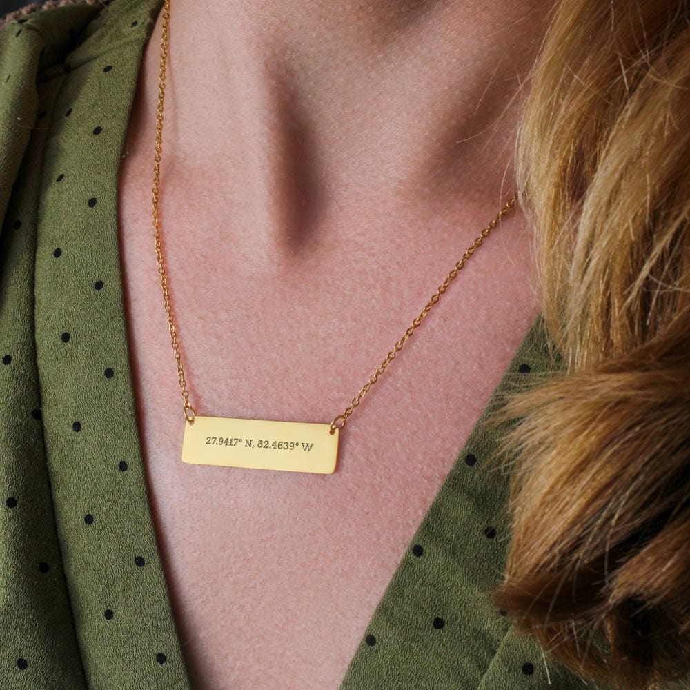 Jewelry Coordinates Horizontal Dainty Bar Necklace - SS56