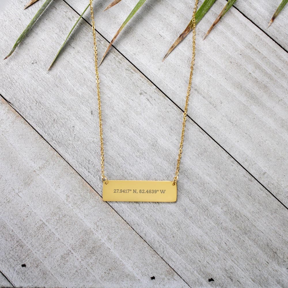Jewelry Coordinates Horizontal Dainty Bar Necklace - SS56