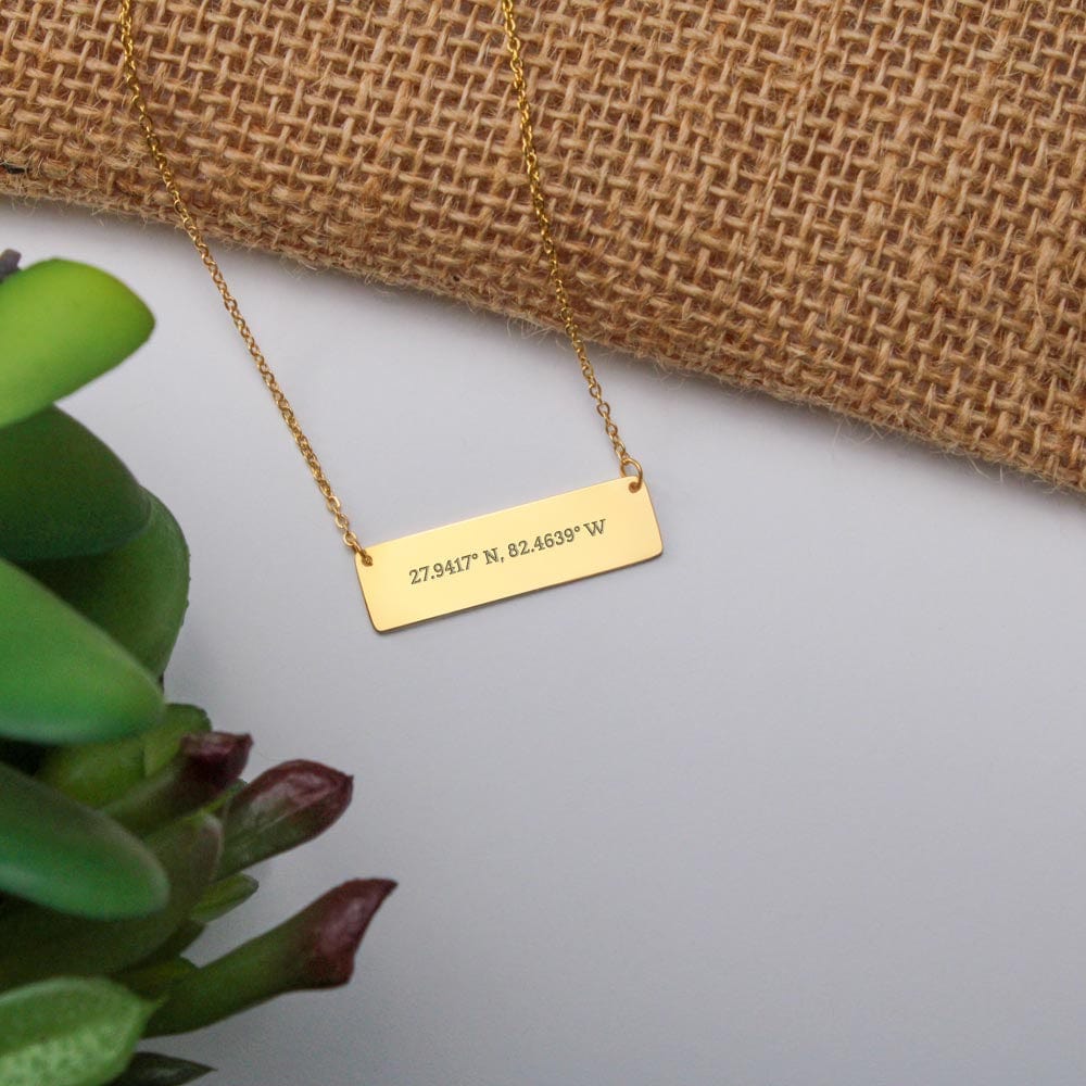 Jewelry Coordinates Horizontal Dainty Bar Necklace - SS56