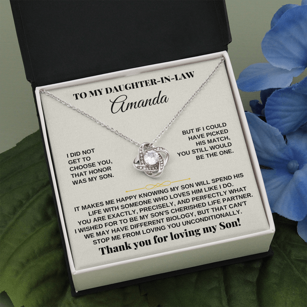 Jewelry Daughter-in-law - Love Knot Gift Set - SS251