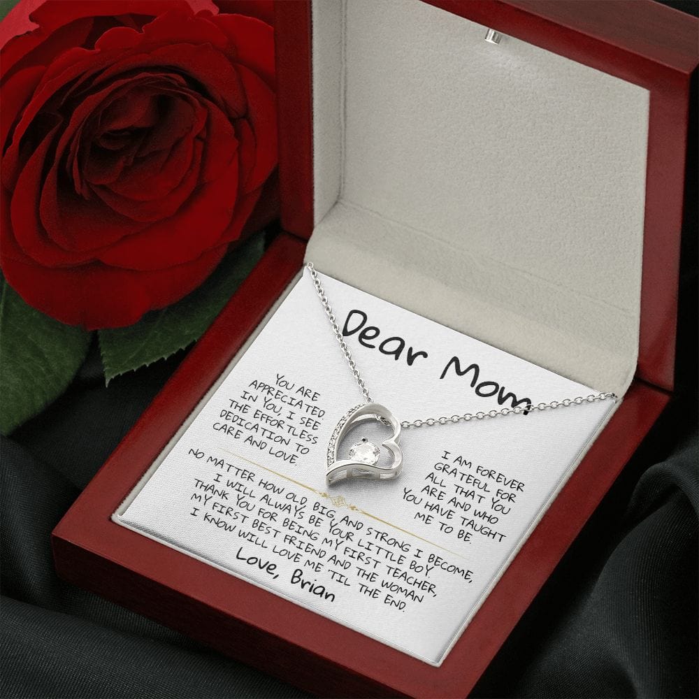 Jewelry Dear Mom - From Son - Necklace Gift Set - SS370