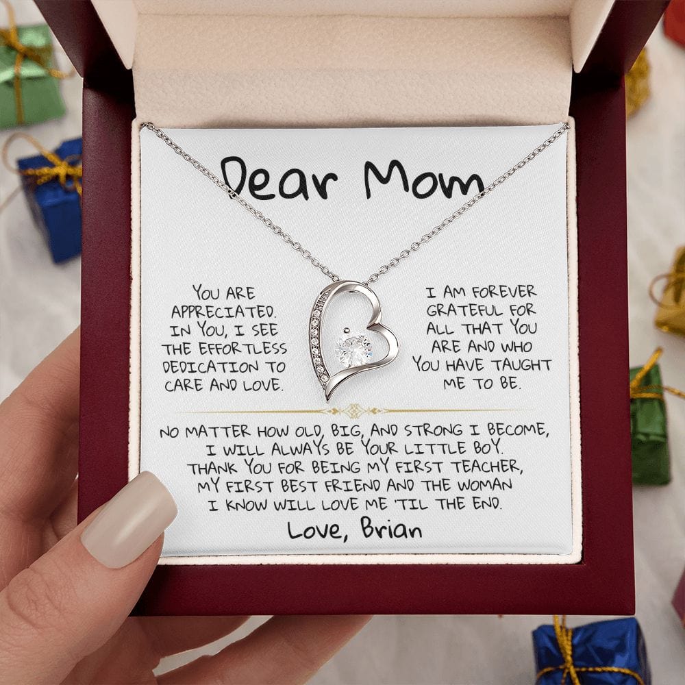 Jewelry Dear Mom - From Son - Necklace Gift Set - SS370