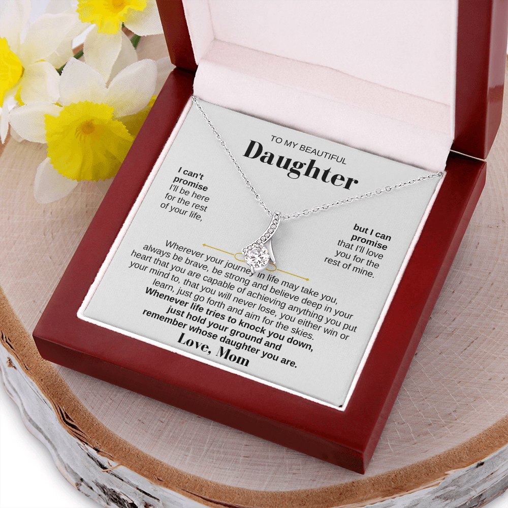 Jewelry "Remember Whose Daughter You Are" Love, Mom - Beautiful Gift Set - SS164