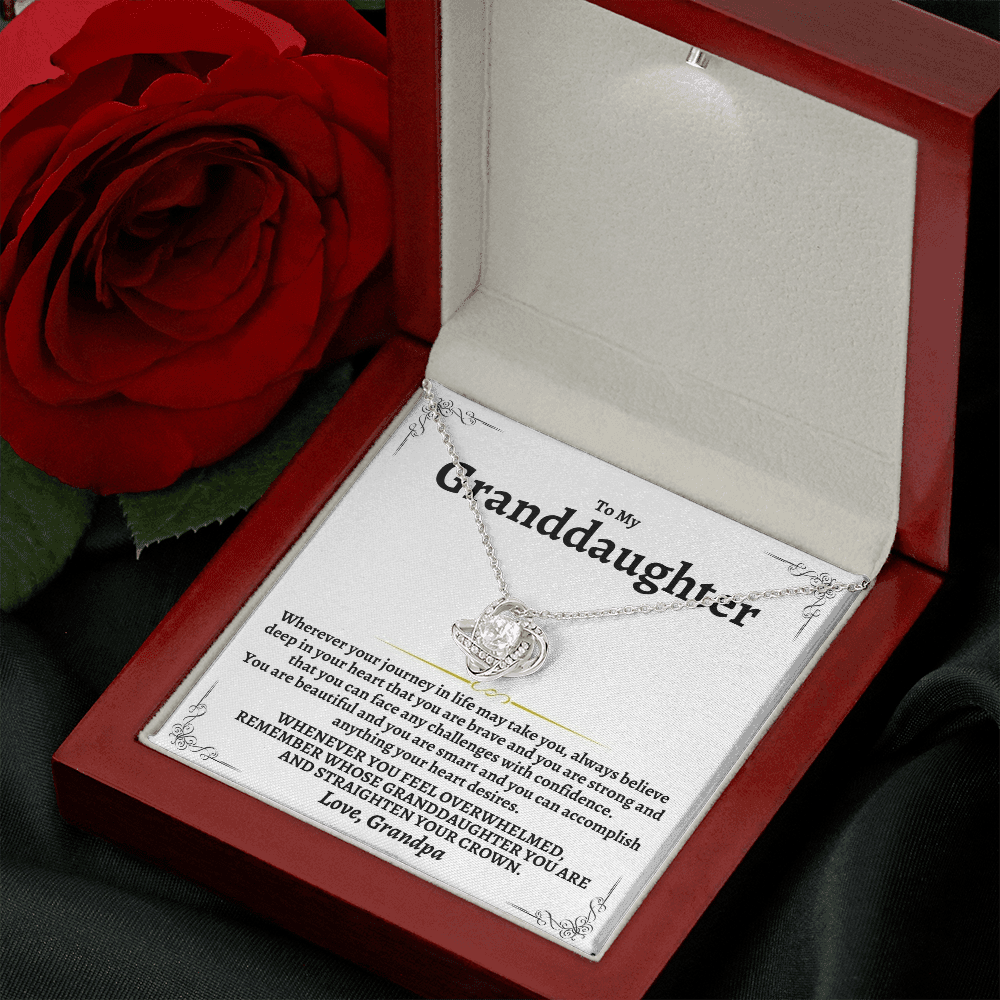 Jewelry "Remember Whose Granddaughter You Are" Personalized Gift Set - SS94