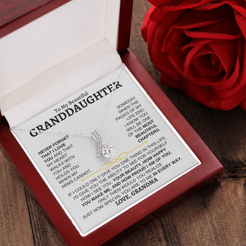 Jewelry To My Beautiful Granddaughter - Personalized Gift Set - SS170