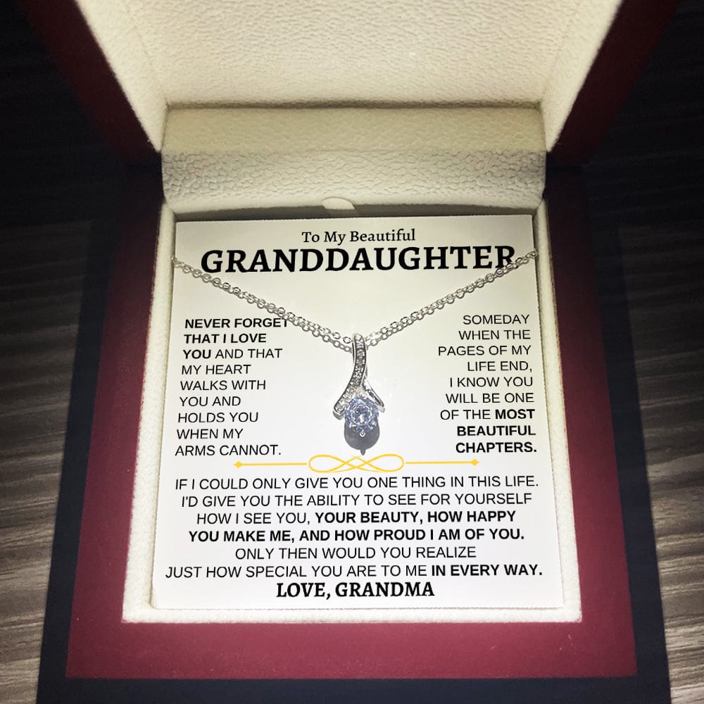 Jewelry To My Beautiful Granddaughter - Personalized Gift Set - SS170
