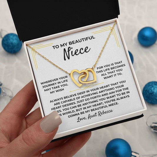 Jewelry To My Beautiful Niece - Personalized Gift Set - SS383