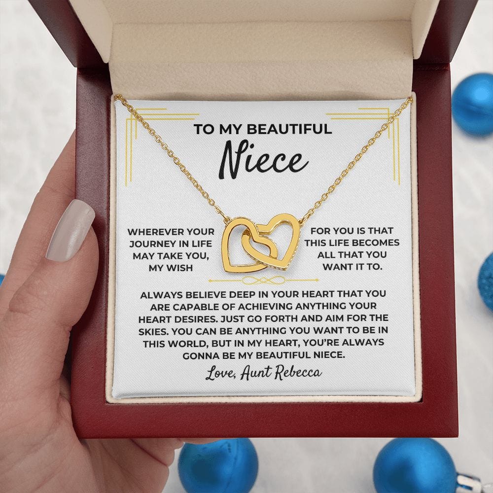 Jewelry To My Beautiful Niece - Personalized Gift Set - SS383