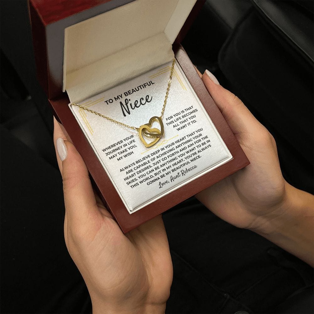 Jewelry To My Beautiful Niece - Personalized Gift Set - SS383