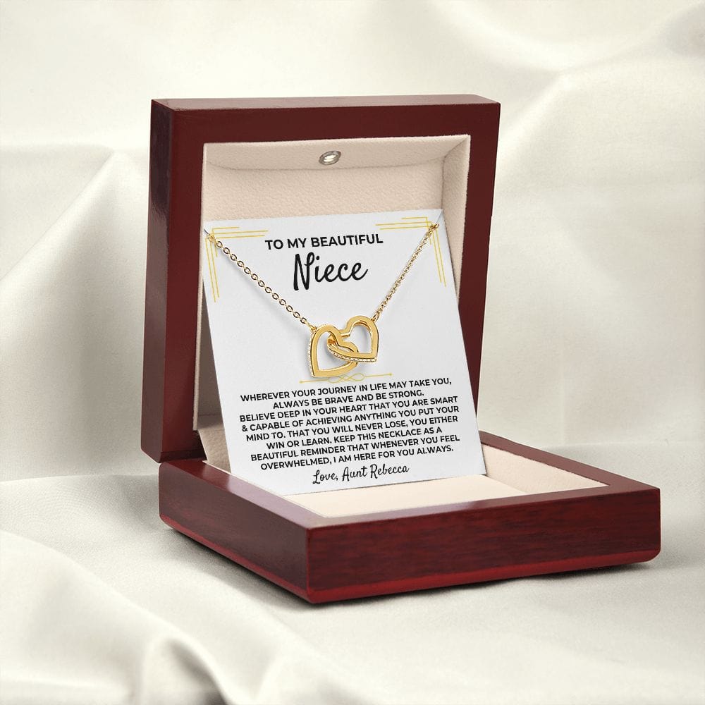Jewelry To My Beautiful Niece - Personalized Gift Set - SS384