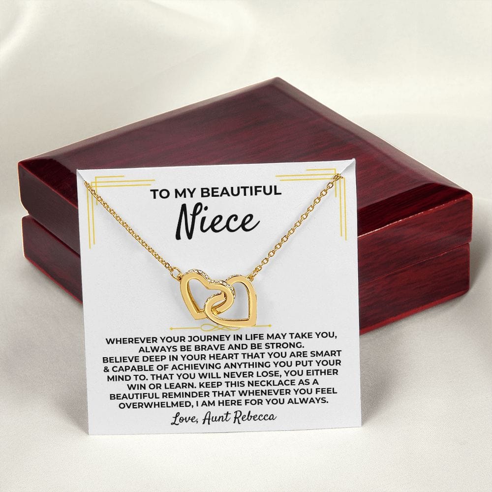 Jewelry To My Beautiful Niece - Personalized Gift Set - SS384