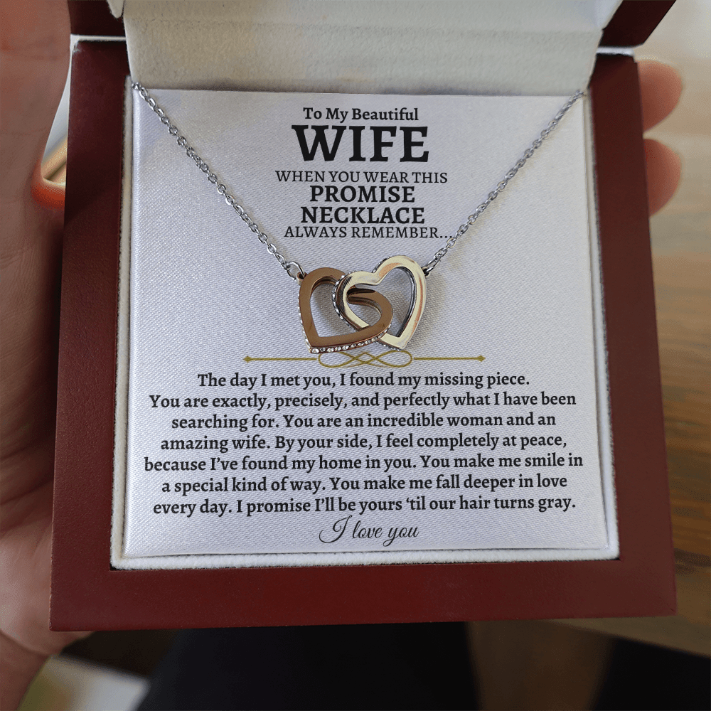 Jewelry To My Beautiful Wife - Intertwined Hearts Gift Set - SS83