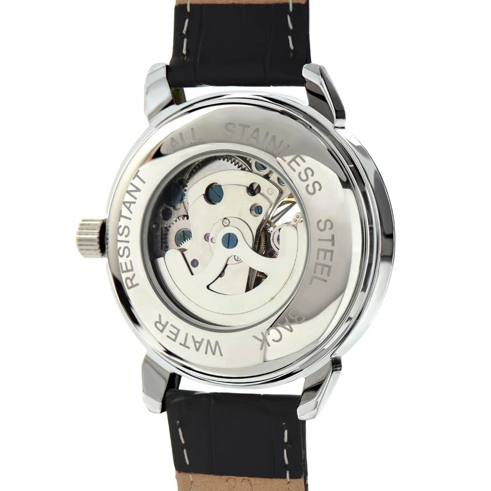 Jewelry To My Dad - Premium Automatic Openwork Watch - Gift Set - SS245