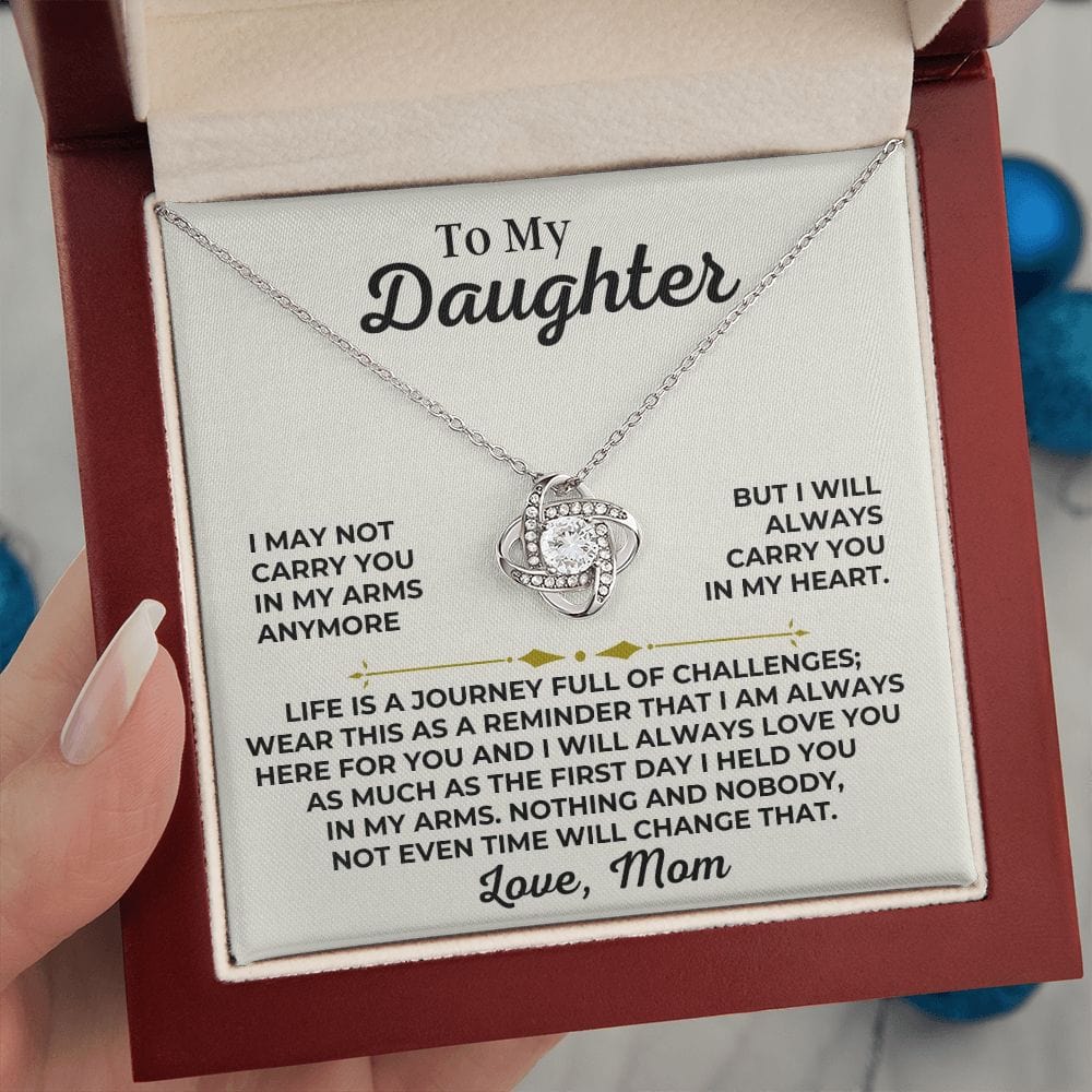 Jewelry To My Daughter - Always Here For You - Love Knot Gift Set - SS446