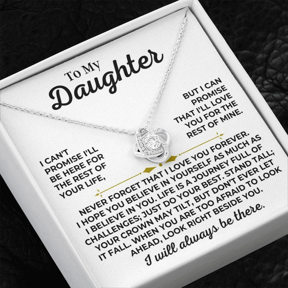 Jewelry To My Daughter - Beautiful Love Knot Gift Set - SS442