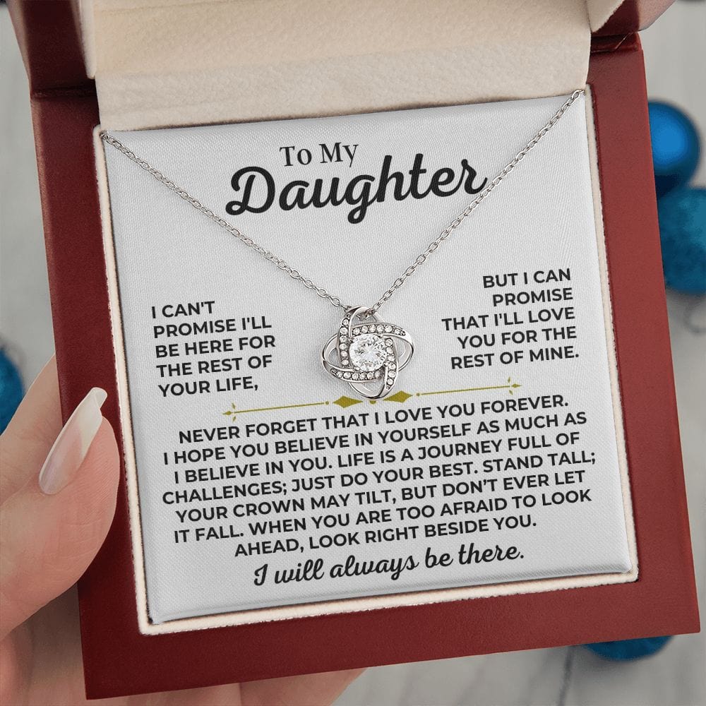 Jewelry To My Daughter - Beautiful Love Knot Gift Set - SS442