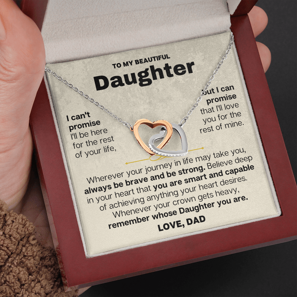 Jewelry To My Daughter - Love Dad - Beautiful Gift Set - SS117-DV2