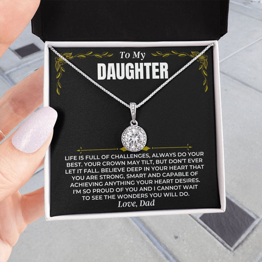 Jewelry To My Daughter - Love Dad - Capable Of Anything - Beautiful Gift Set - SS425