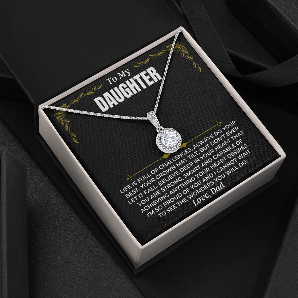 Jewelry To My Daughter - Love Dad - Capable Of Anything - Beautiful Gift Set - SS425