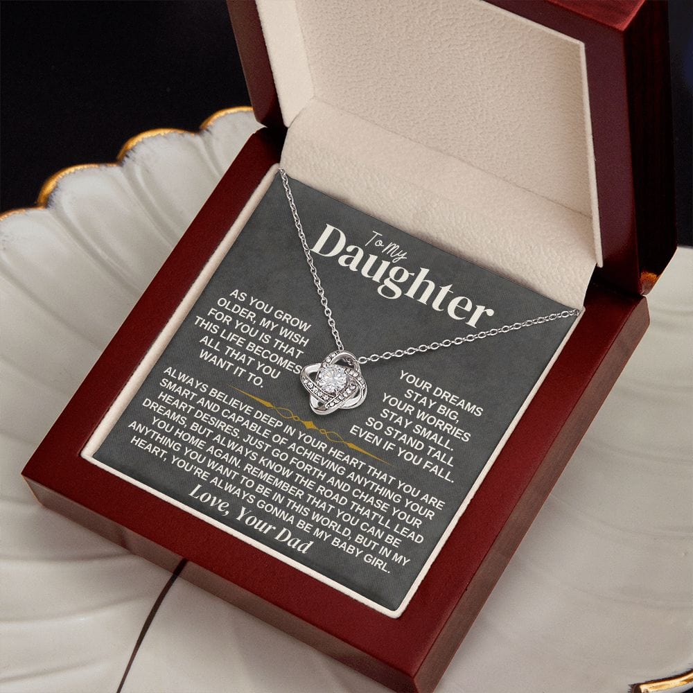 Jewelry To My Daughter - Love Dad - Necklace Gift Set - SS307