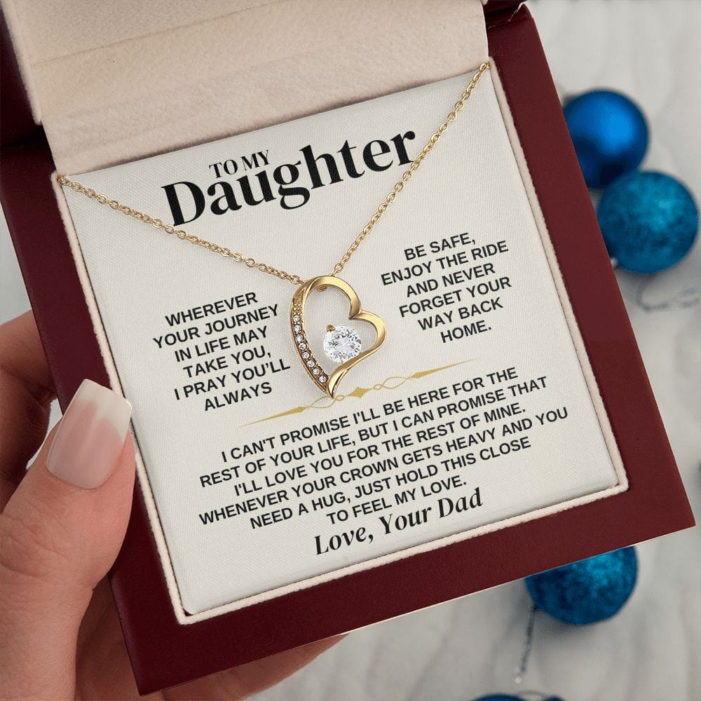 Jewelry To My Daughter - Love Dad - Necklace Gift Set - SS308