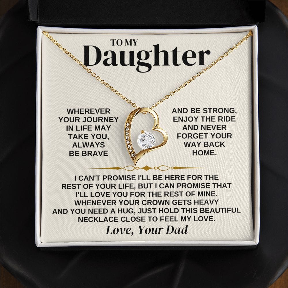 Jewelry To My Daughter - Love Dad - Necklace Gift Set - SS310D
