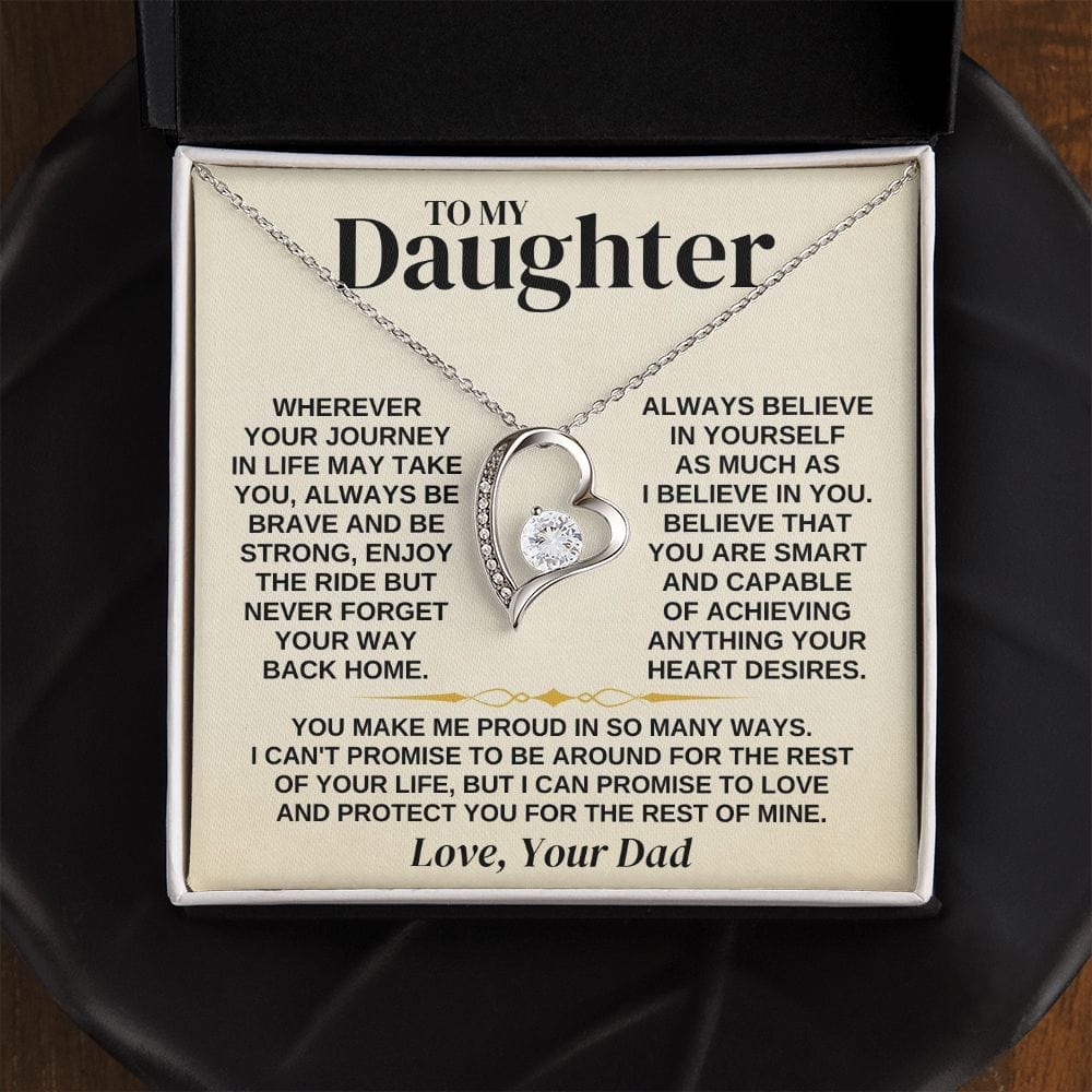 Jewelry To My Daughter - Love Dad - Necklace Gift Set - SS318