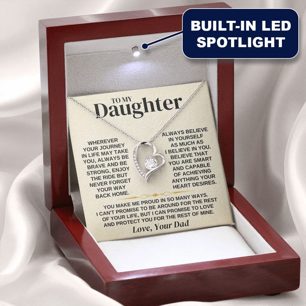 Jewelry To My Daughter - Love Dad - Necklace Gift Set - SS318