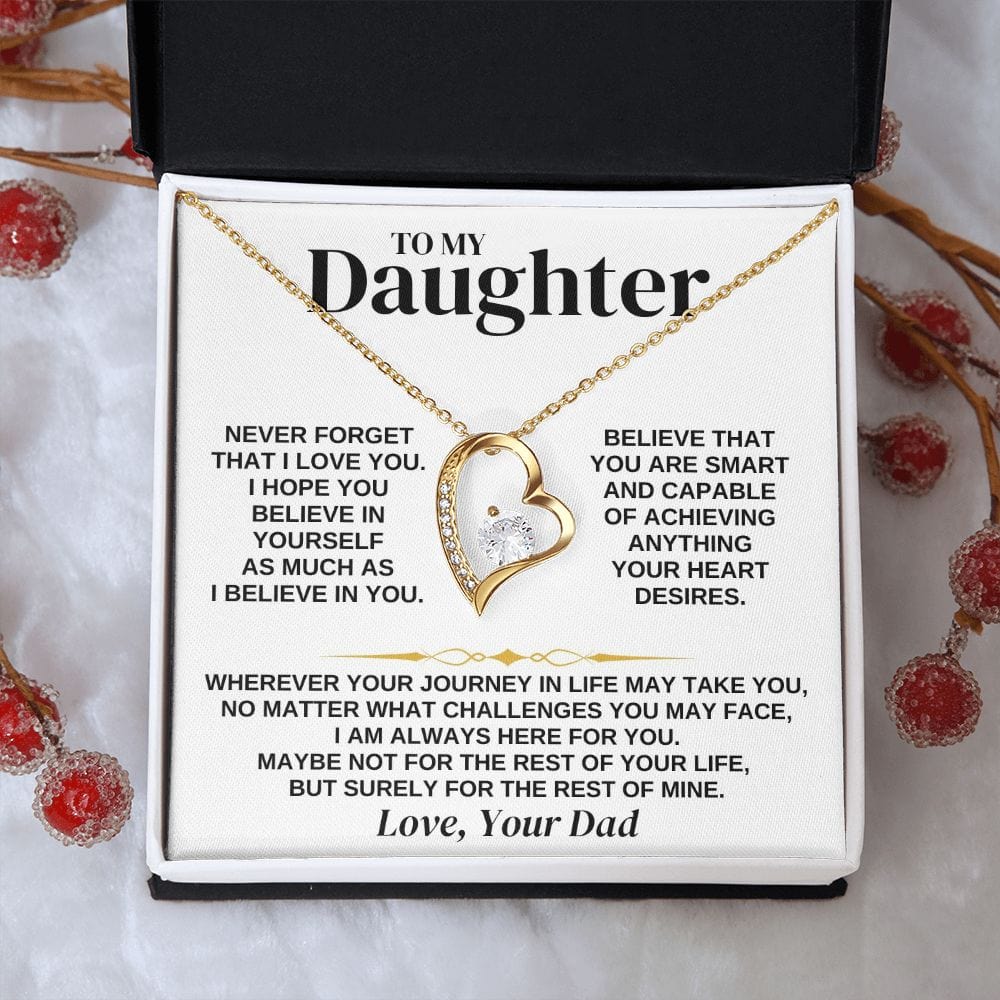 Jewelry To My Daughter - Love Dad - Necklace Gift Set - SS346