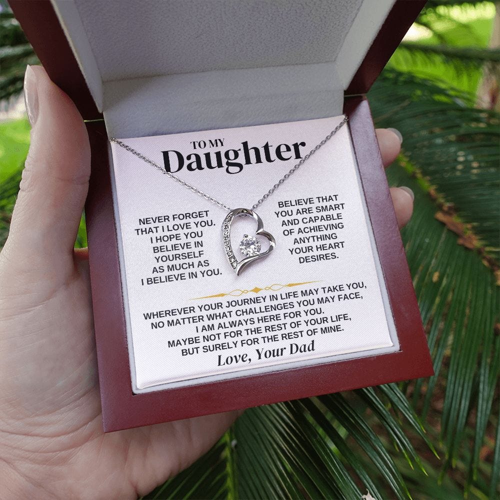 Jewelry To My Daughter - Love Dad - Necklace Gift Set - SS346