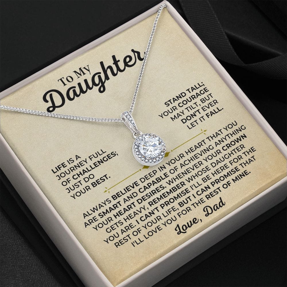Jewelry To My Daughter - Love Dad - Rest Of Mine - Beautiful Gift Set - SS438D