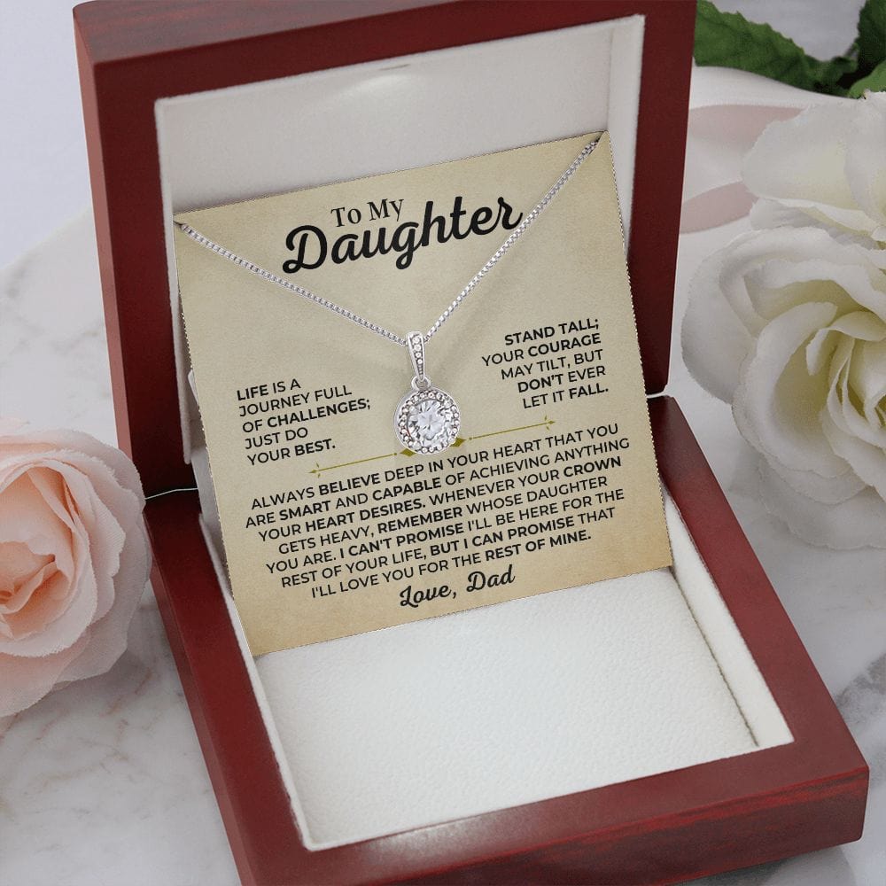 Jewelry To My Daughter - Love Dad - Rest Of Mine - Beautiful Gift Set - SS438D