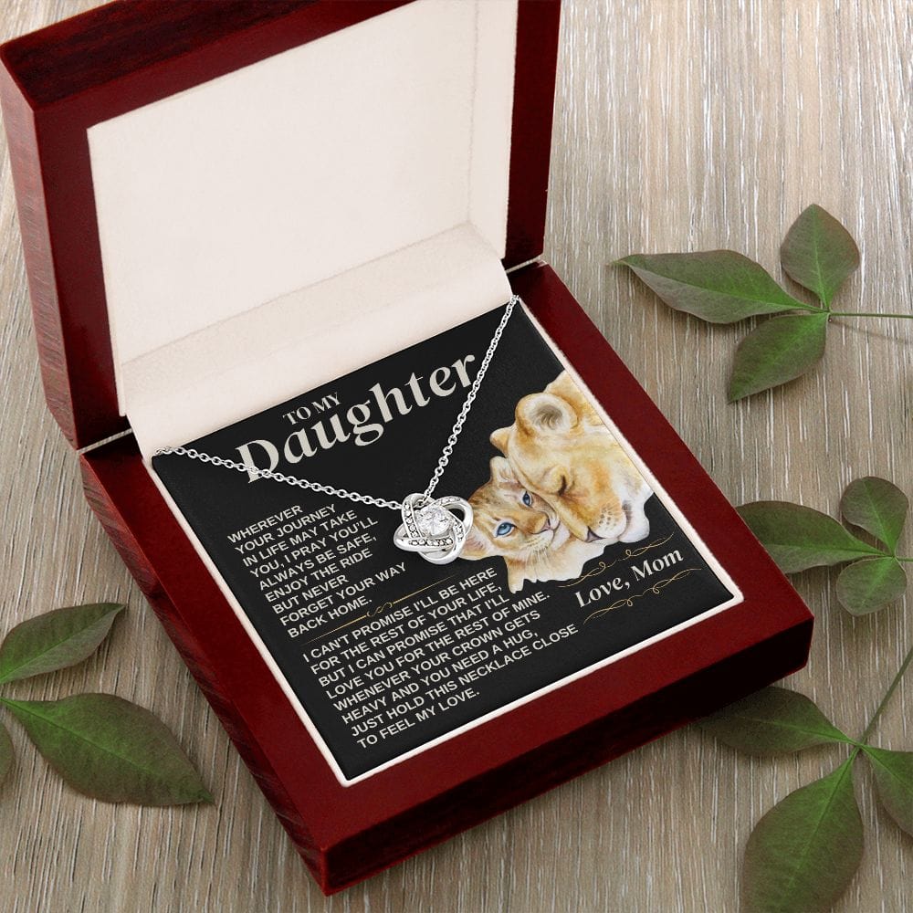 Jewelry To My Daughter - Love Mom - Love Knot Gift Set - SS308V3