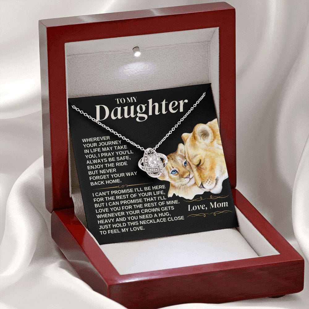 Jewelry To My Daughter - Love Mom - Love Knot Gift Set - SS308V3