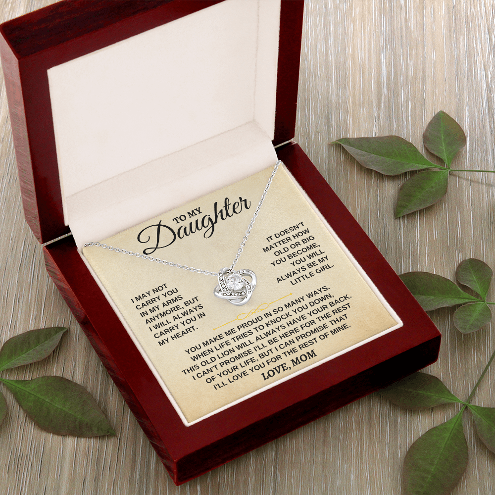 Jewelry To My Daughter - Love Mom - Necklace Gift Set - SS271M