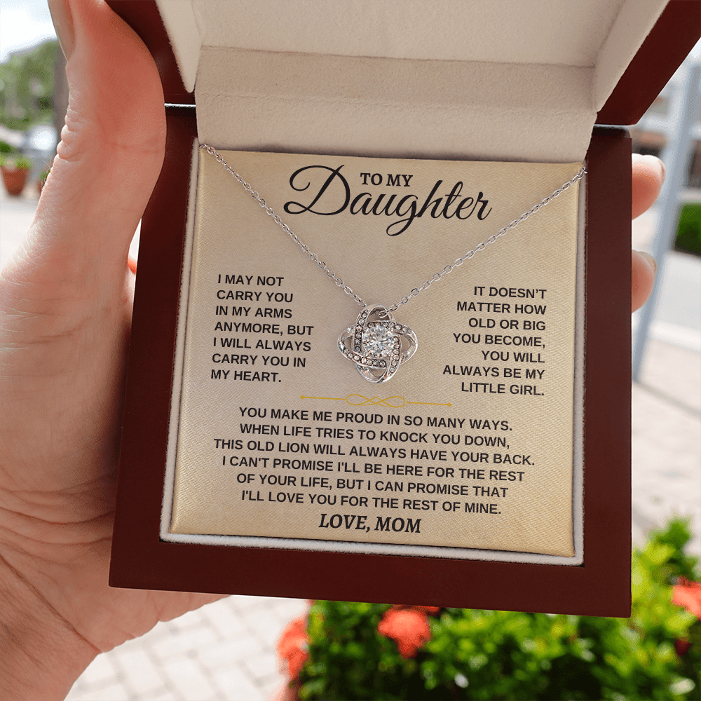 Jewelry To My Daughter - Love Mom - Necklace Gift Set - SS271M