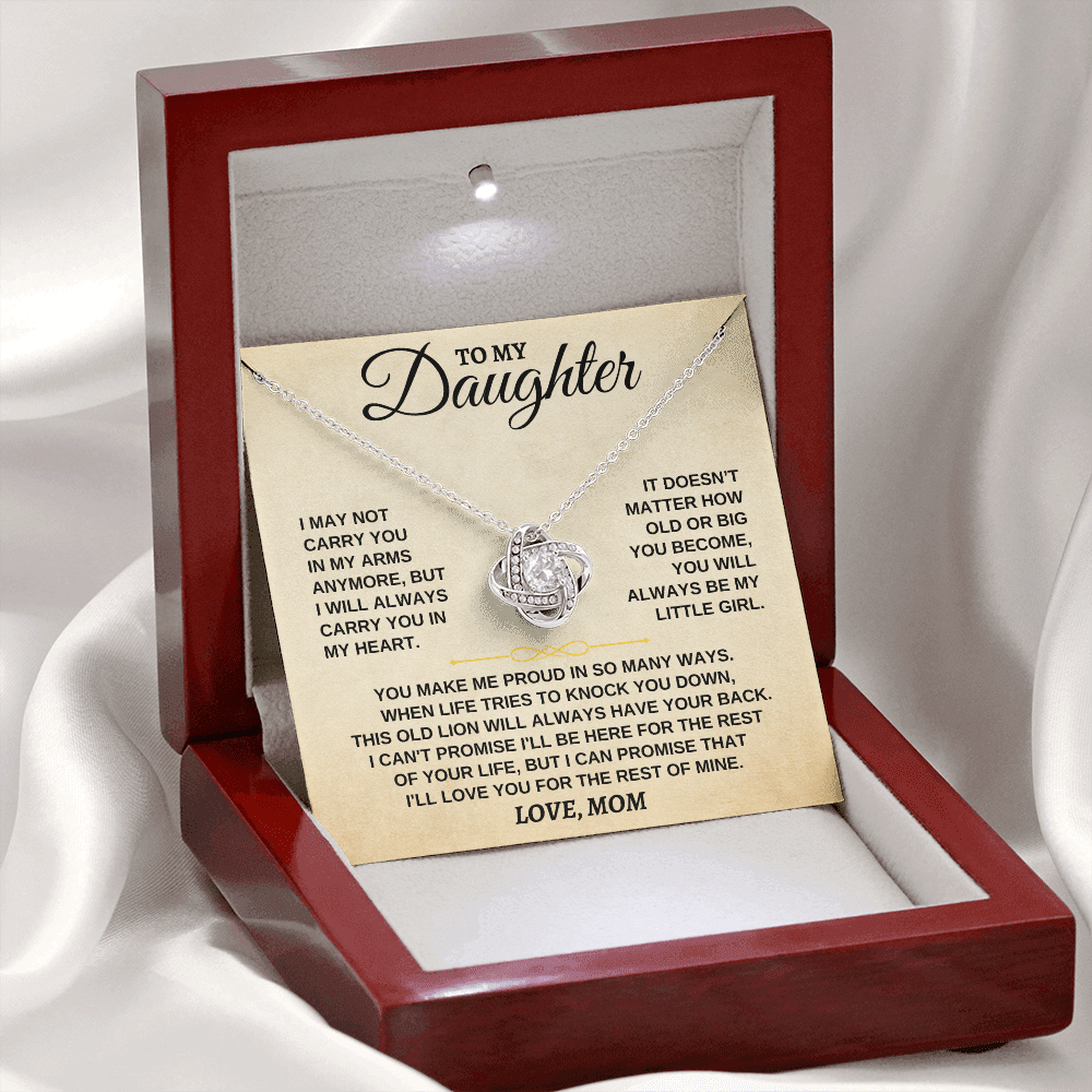 Jewelry To My Daughter - Love Mom - Necklace Gift Set - SS271M