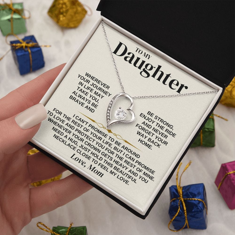 Jewelry To My Daughter - Love Mom - Necklace Gift Set - SS315
