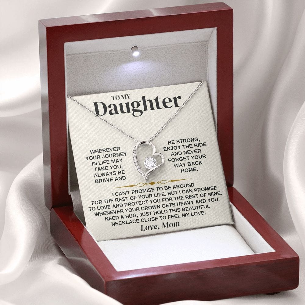Jewelry To My Daughter - Love Mom - Necklace Gift Set - SS315