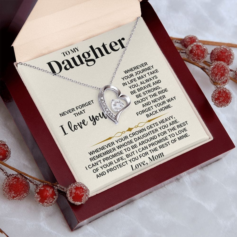 Jewelry To My Daughter - Love Mom - Necklace Gift Set - SS317