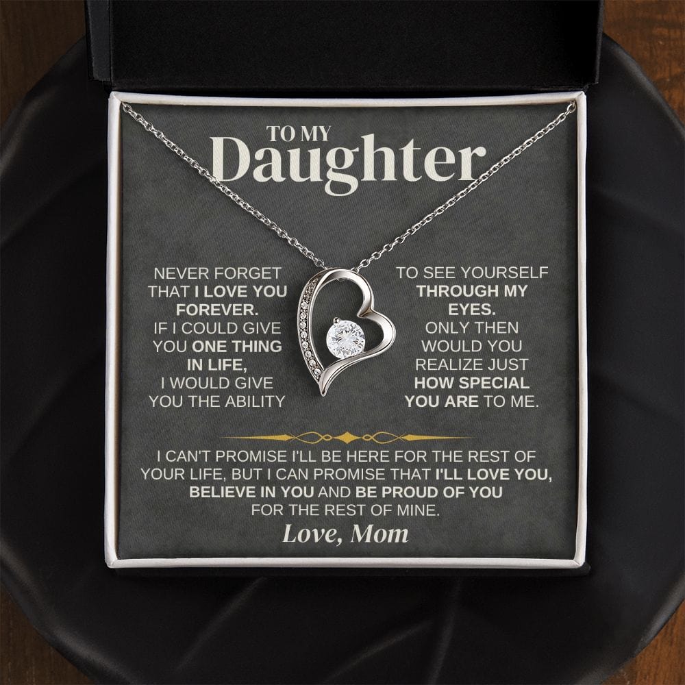 Jewelry To My Daughter - Love Mom - Necklace Gift Set - SS332