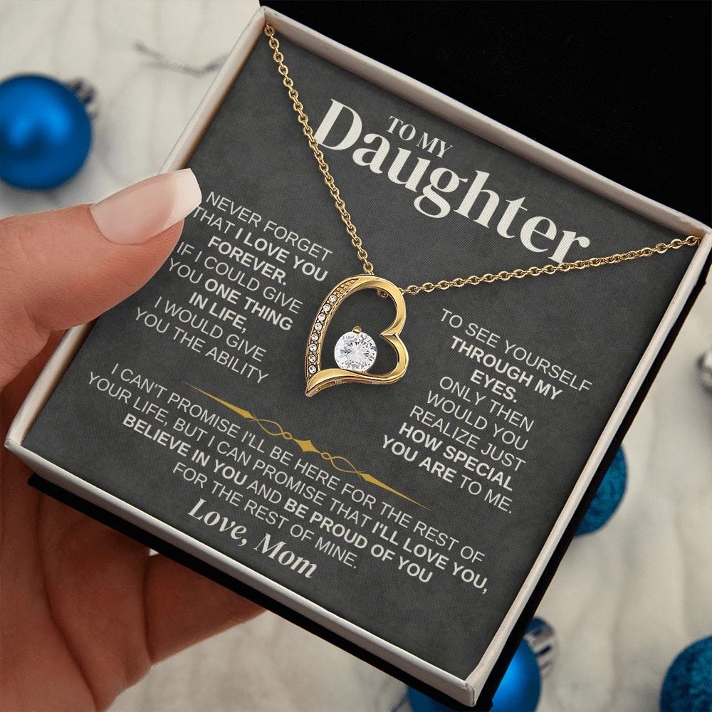 Jewelry To My Daughter - Love Mom - Necklace Gift Set - SS332