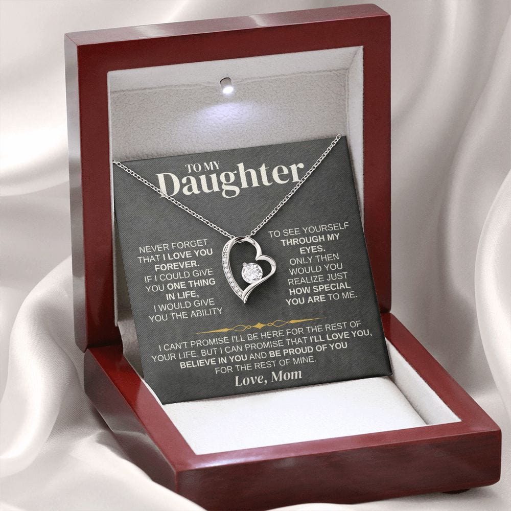 Jewelry To My Daughter - Love Mom - Necklace Gift Set - SS332