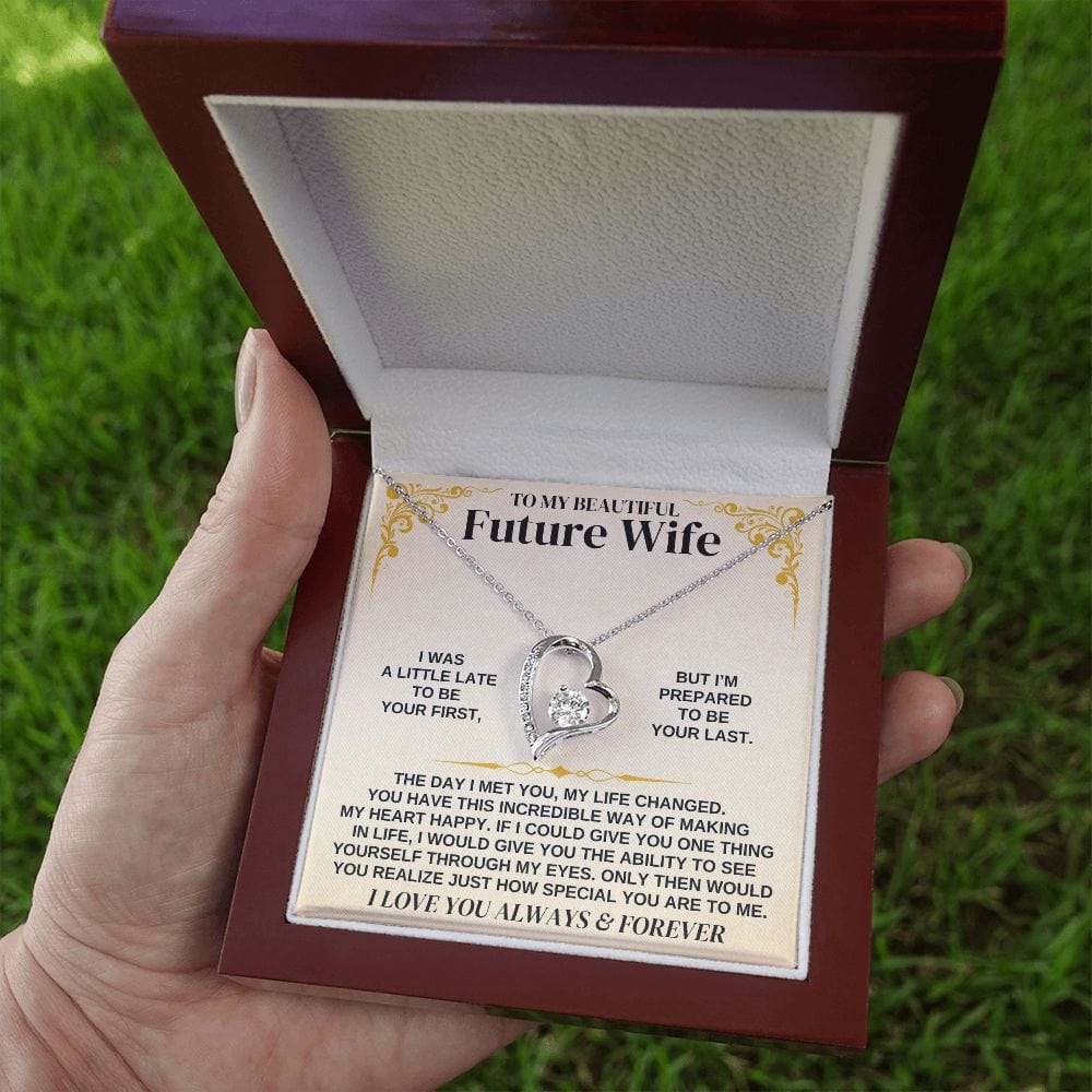 Jewelry To My Future Wife - Forever Love Necklace Gift Set - SS338