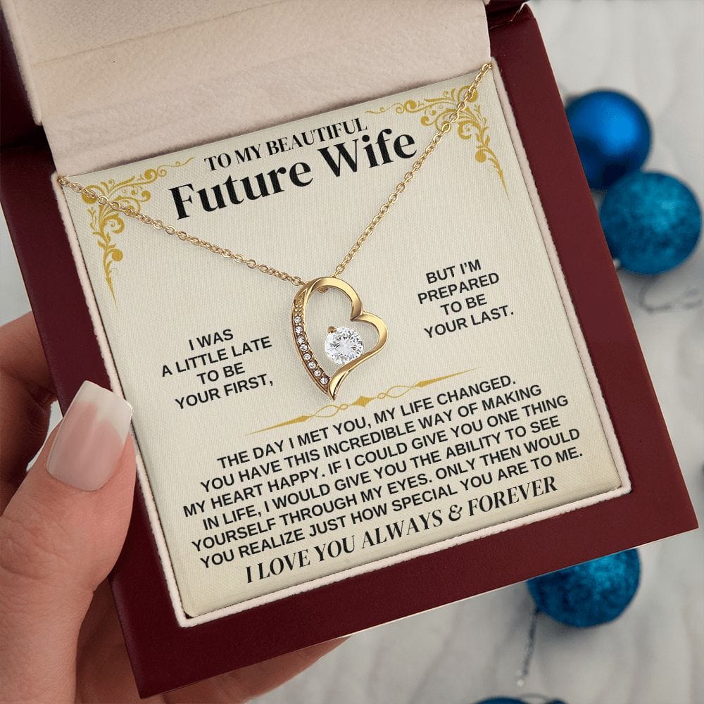 Jewelry To My Future Wife - Forever Love Necklace Gift Set - SS338