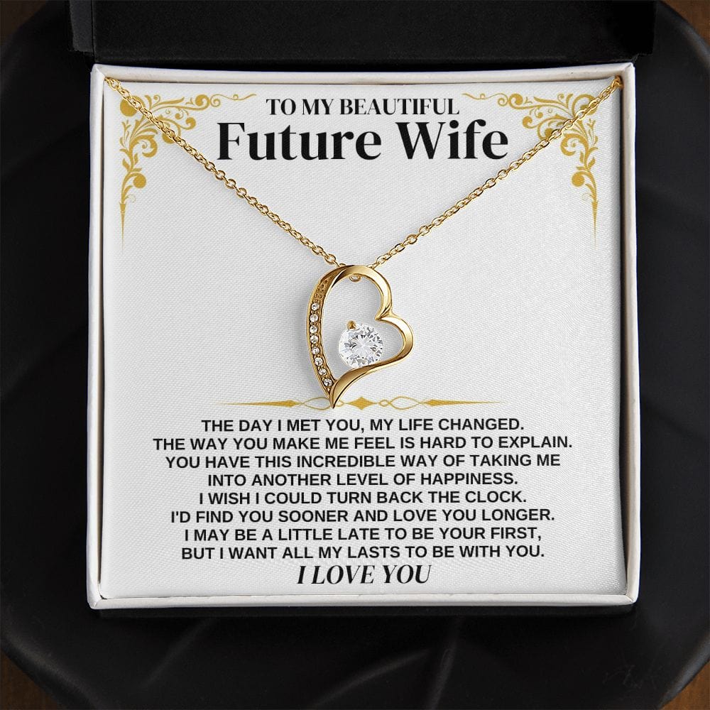 Jewelry To My Future Wife - Forever Love Necklace Gift Set - SS339