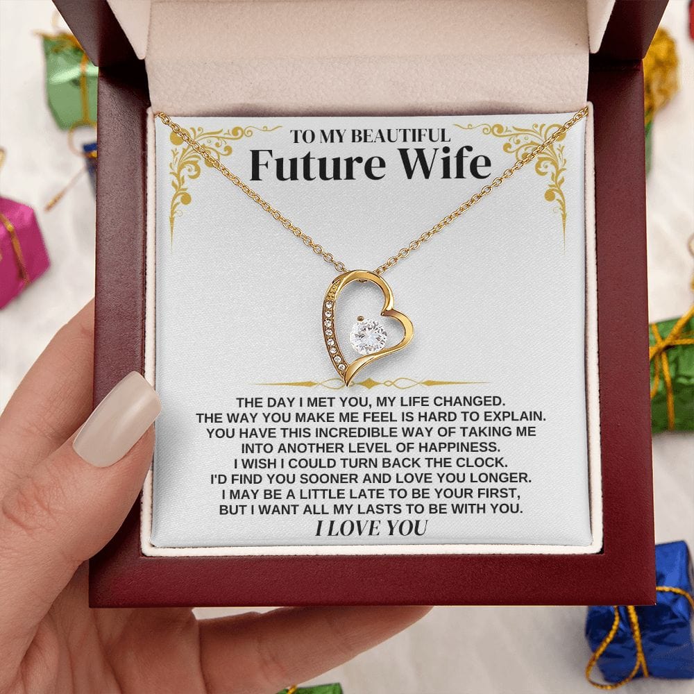 Jewelry To My Future Wife - Forever Love Necklace Gift Set - SS339