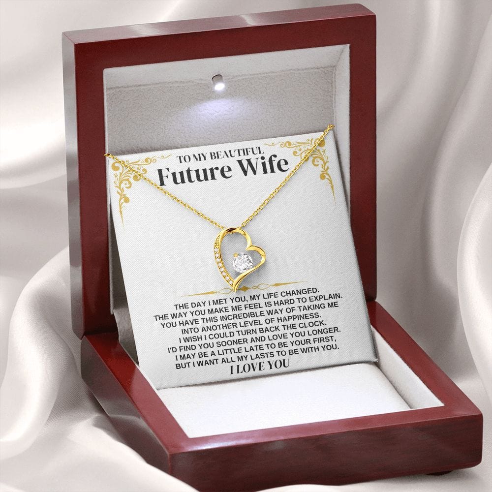 Jewelry To My Future Wife - Forever Love Necklace Gift Set - SS339