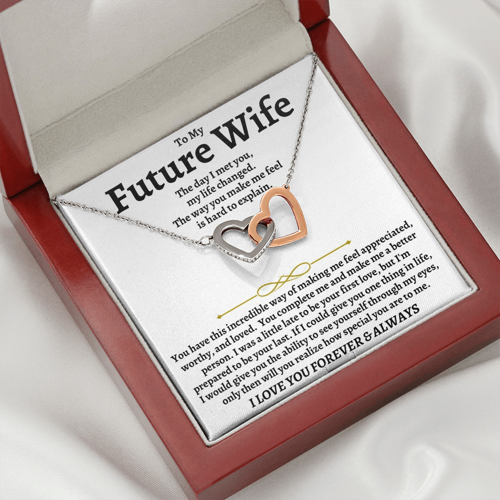 Jewelry To My Future Wife - Intertwined Hearts Gift Set - SS40